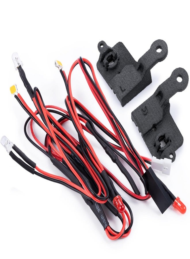 WEFEINO Resin RC Front & Rear LED Light Kits Headlight Taillight Upgrade Parts for 1/18 Tra-xxas TRX4M F150 RC Crawler Car - Image 2